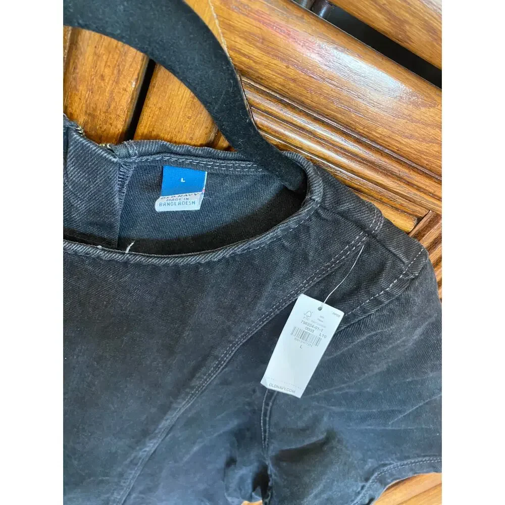 NWT Denim Mini Dress Size L - Picture 3 of 3